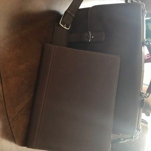 Coach Briefcase  with matching planner
